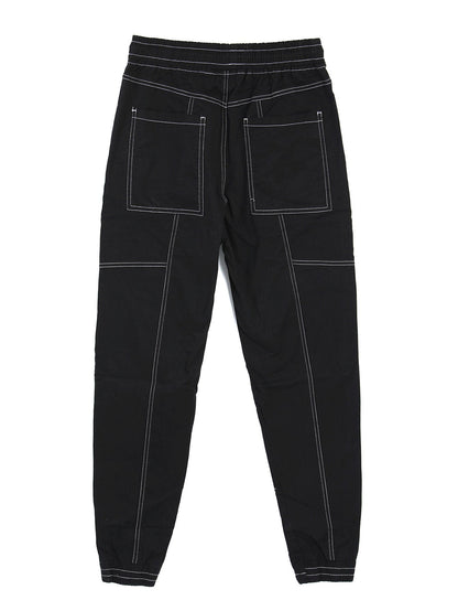 Contrast Stitching Chino Jogging Pants