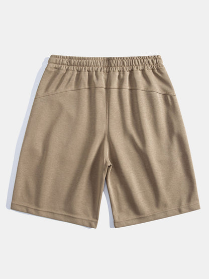Mid Length Drawstring Shorts