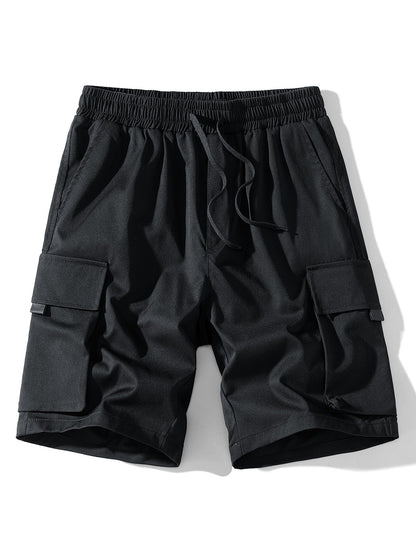Drawstring Chino Cargo Shorts