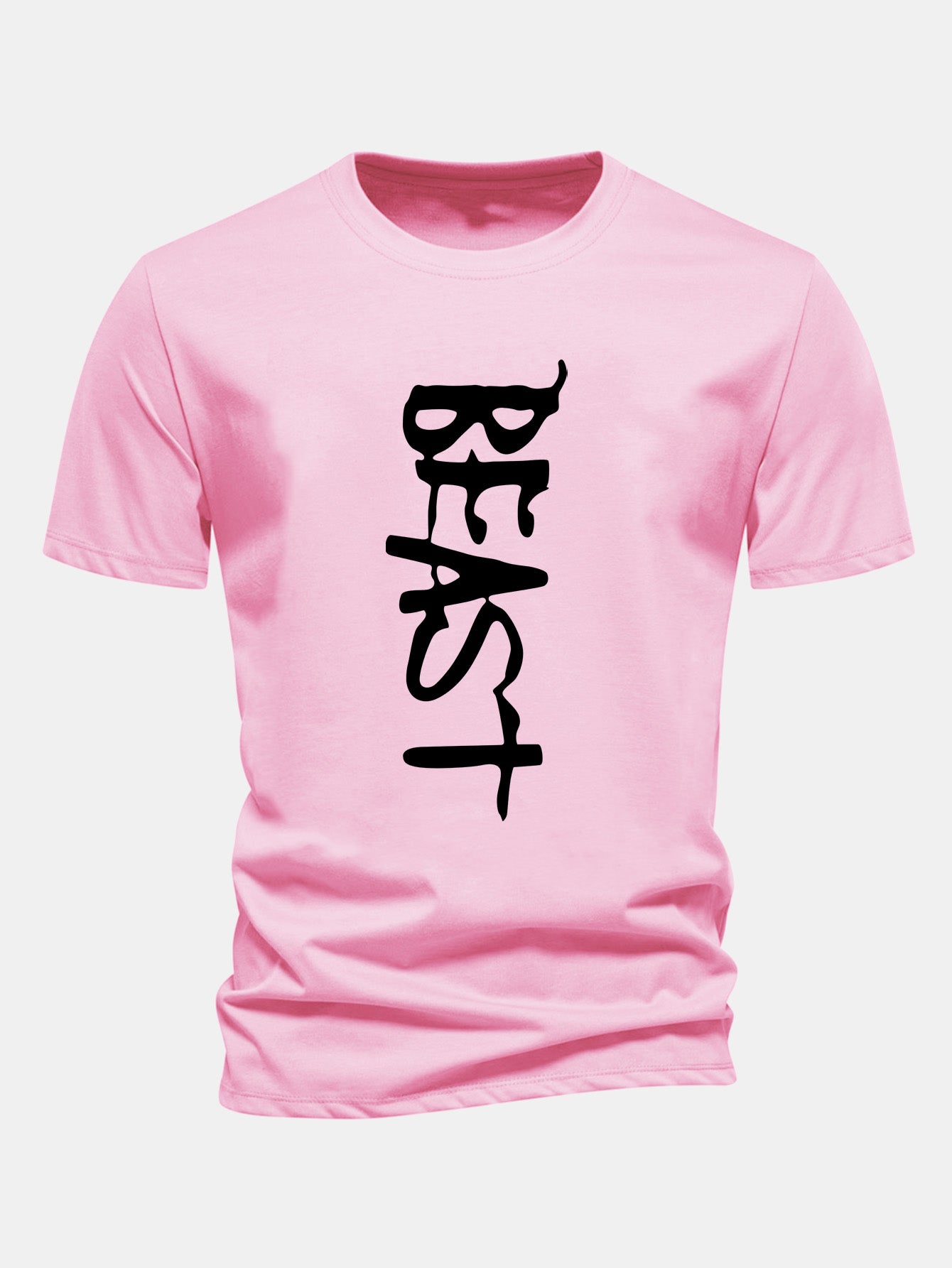 Regular Fit Beast Print Cotton T-Shirt