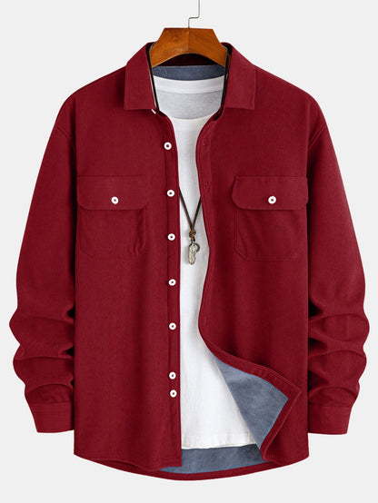 Plush Lined Corduroy Shirt