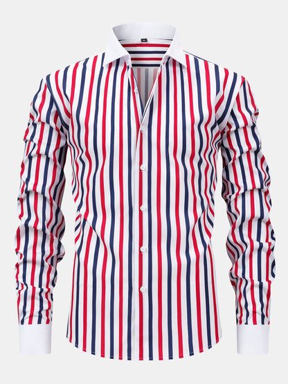 Long Sleeve Stripe Button Up Winchester Shirt
