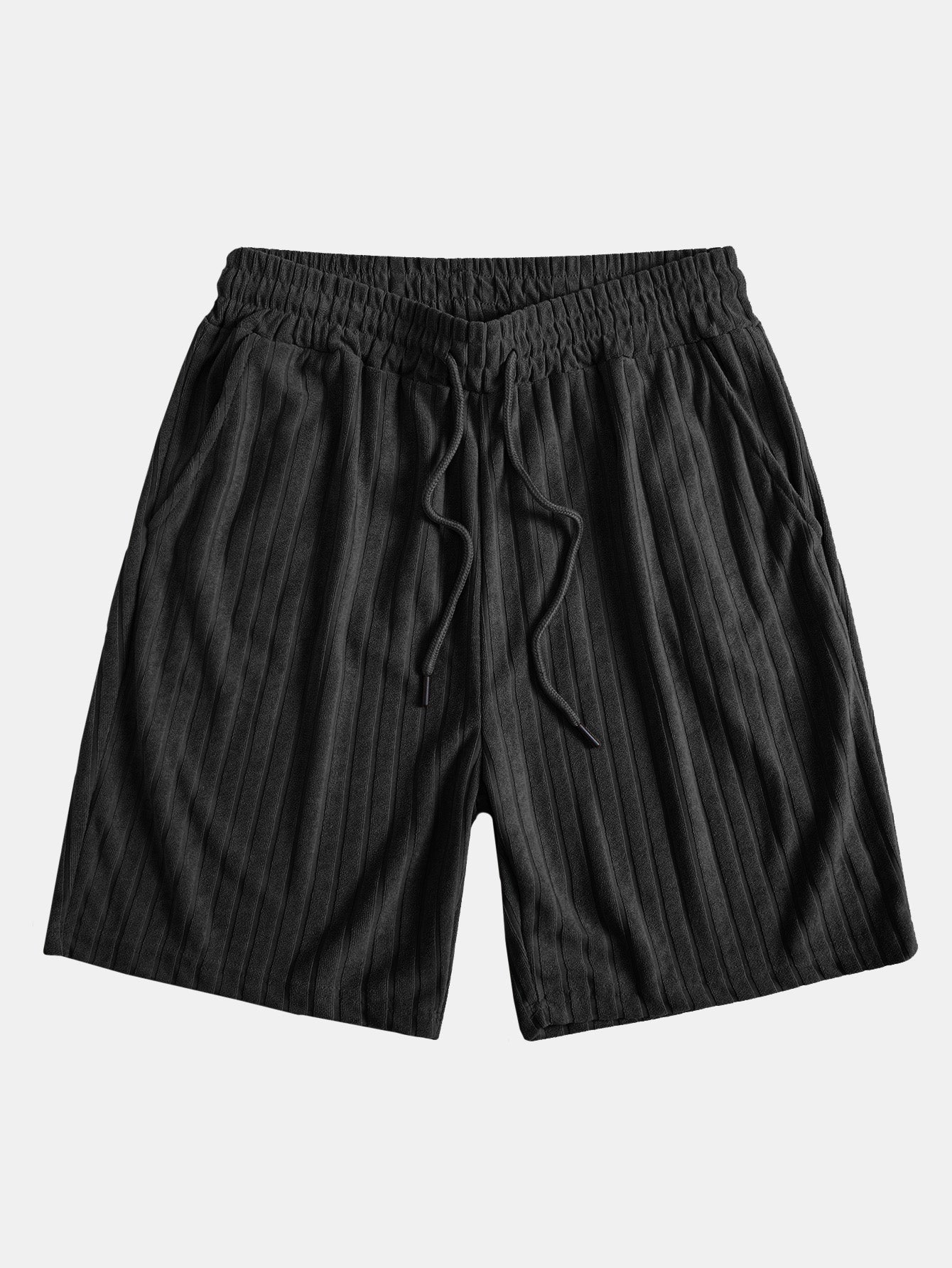 Striped Terry Cuban Shorts