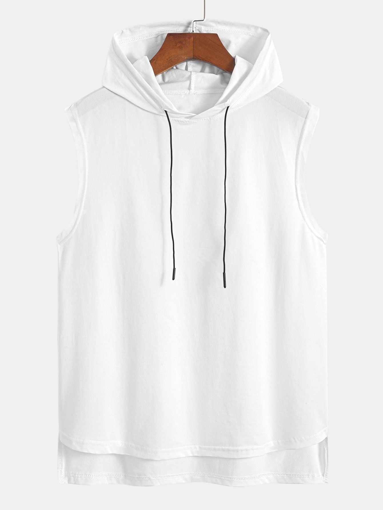Sleeveless Hooded T-Shirt