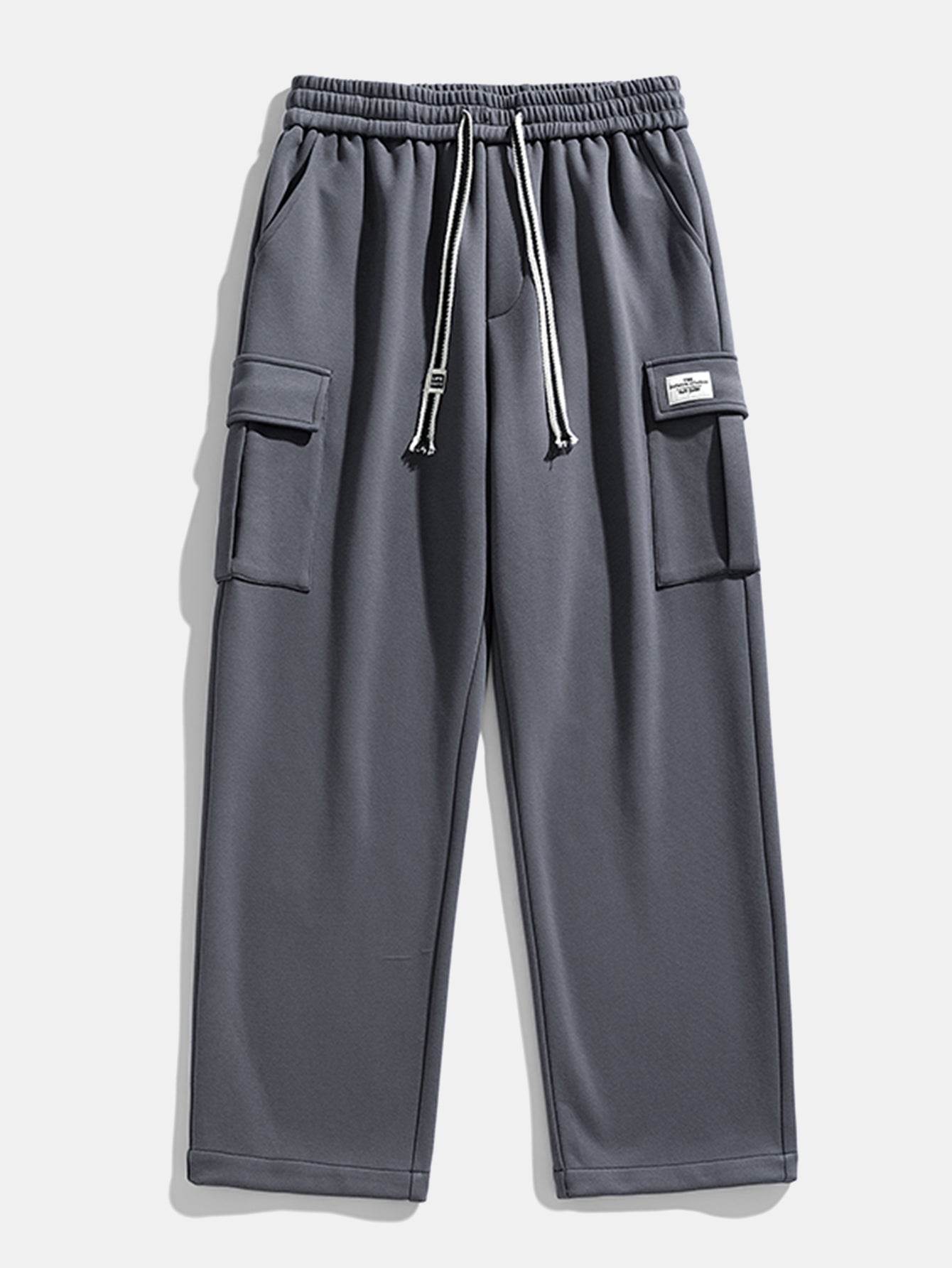 Relax Fit Straight Leg Jersey Cargo Pants