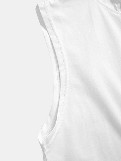 Sleeveless Hooded T-Shirt
