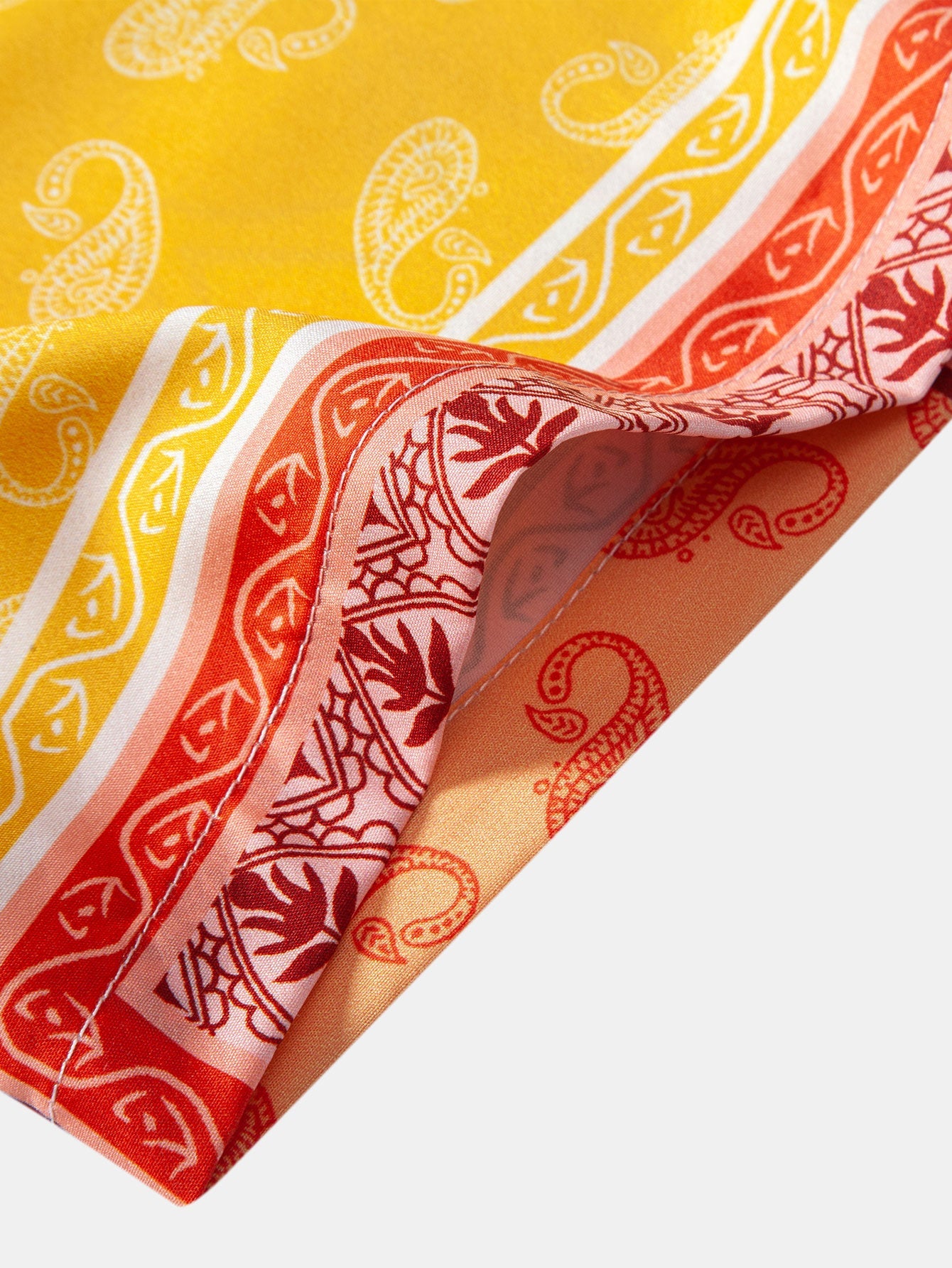Paisley Border Button Up Shirt