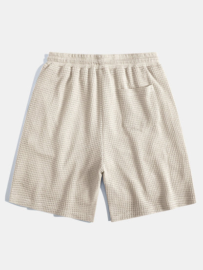 Waffle Textured Shorts