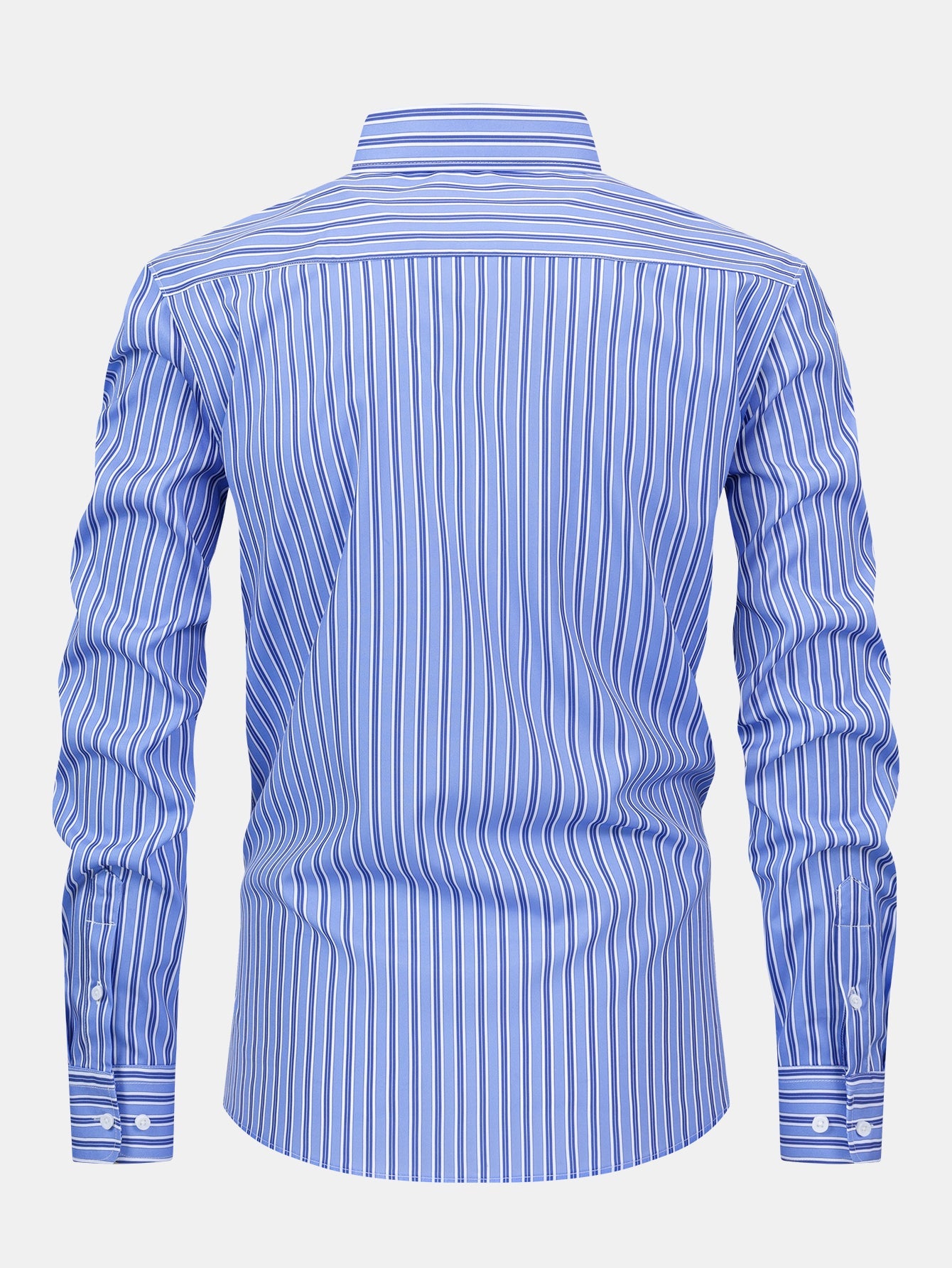 Long Sleeve Stripe Button Up Shirt