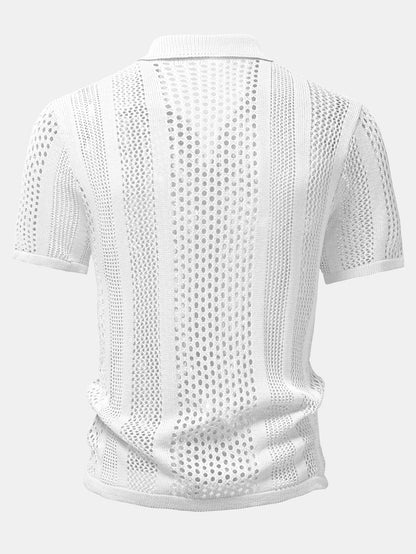 Crocheted Button Up Shirt