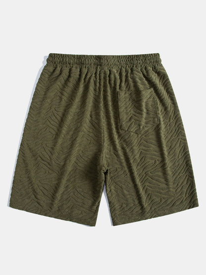 Animal Texture Terry Shorts