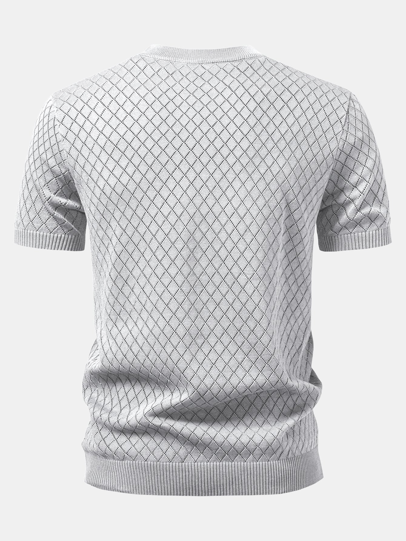 Diamond Open Knit T-Shirt