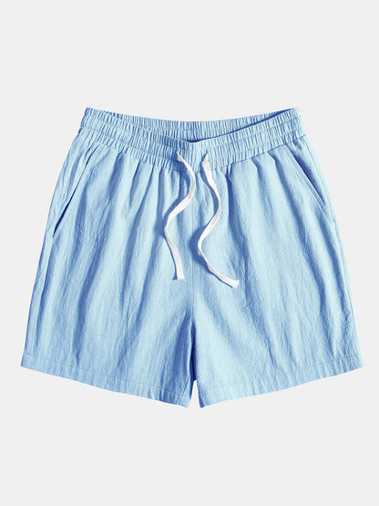 Textured Cotton 5" Shorts