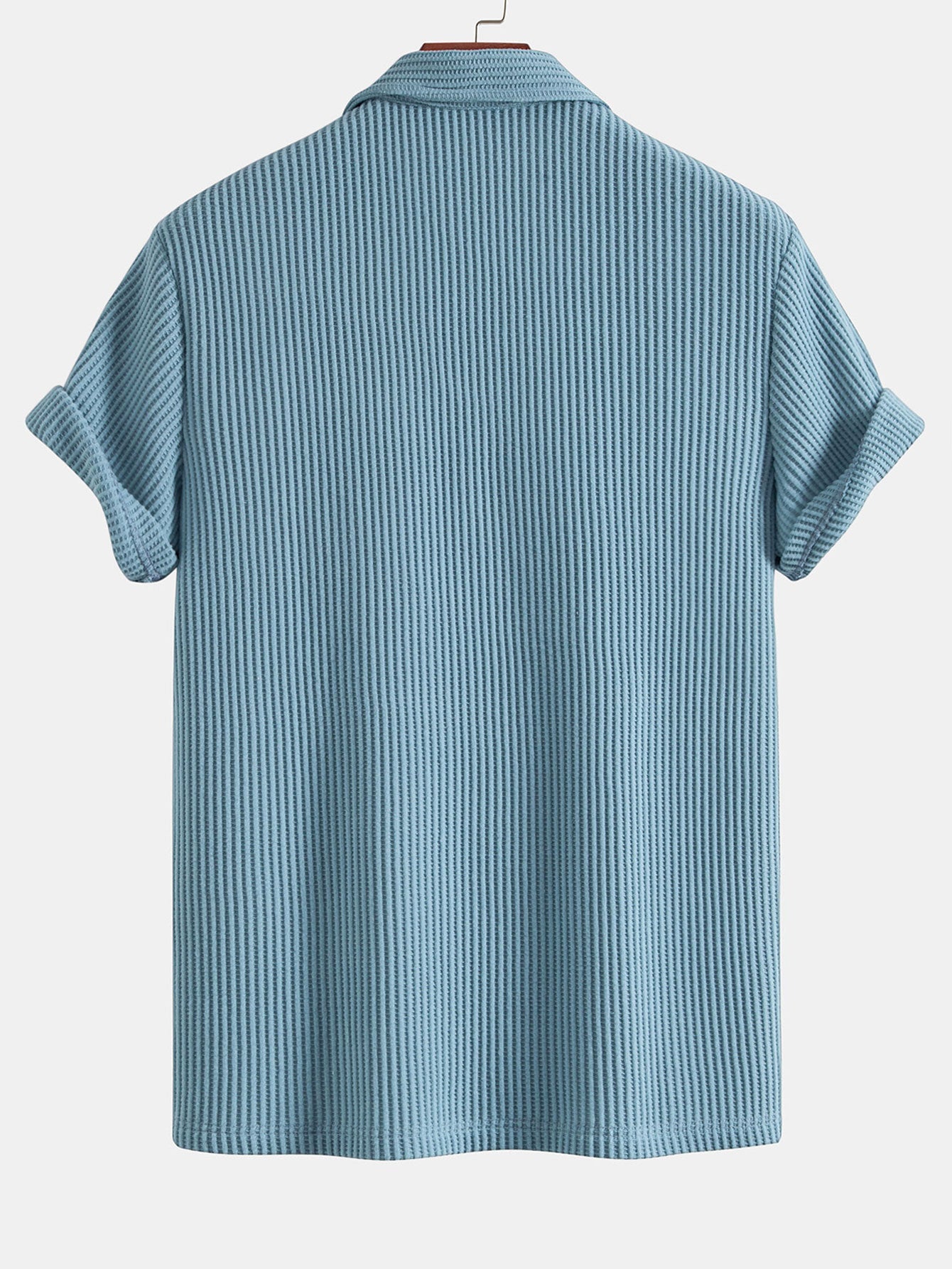 3 Pieces Short Sleeved Waffle Polo