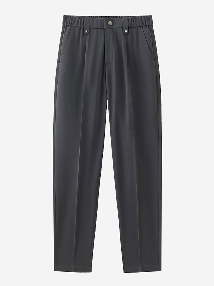 Slim Fit Cropped Tapered Pants
