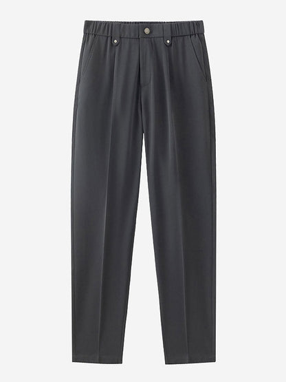 Slim Fit Cropped Tapered Pants
