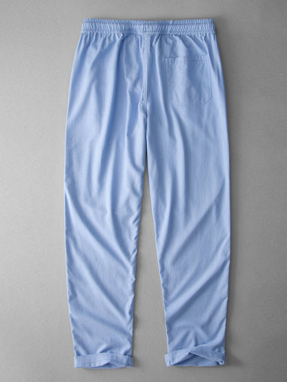 Straight Leg Linen Pants