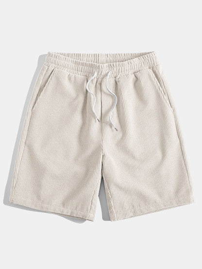 9" Drawstring Corduroy Shorts