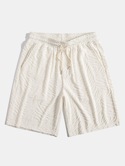 Animal Texture Terry Shorts