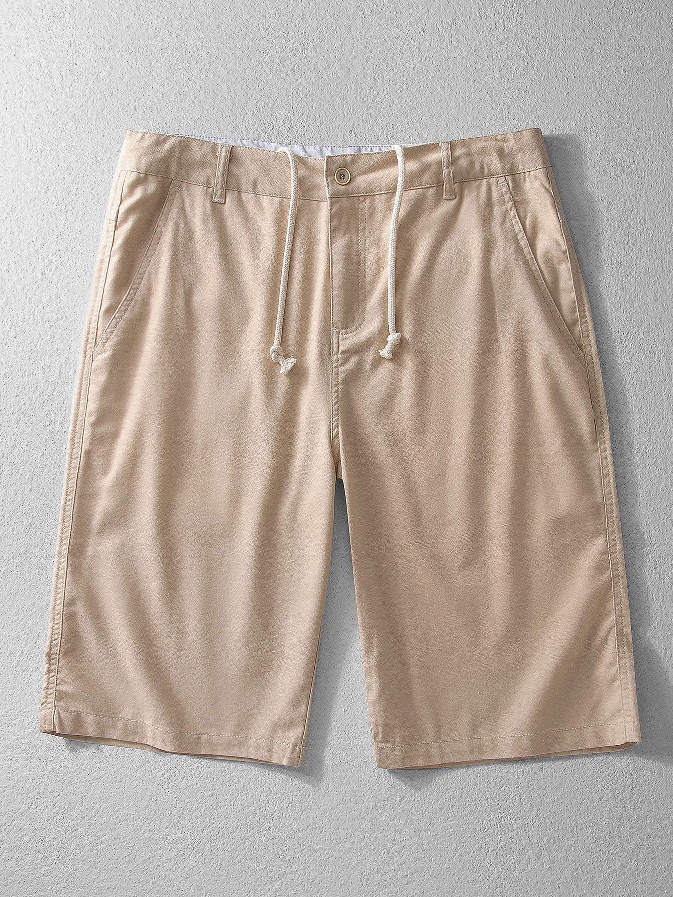 Linen Cotton Blend 11" Shorts
