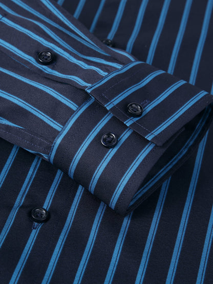 Long Sleeve Stripe Button Up Shirt