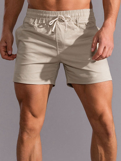 3 Pieces Cotton 3" Drawstring Shorts
