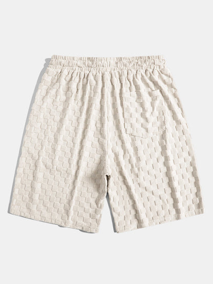 Checkerboard Towel Shorts