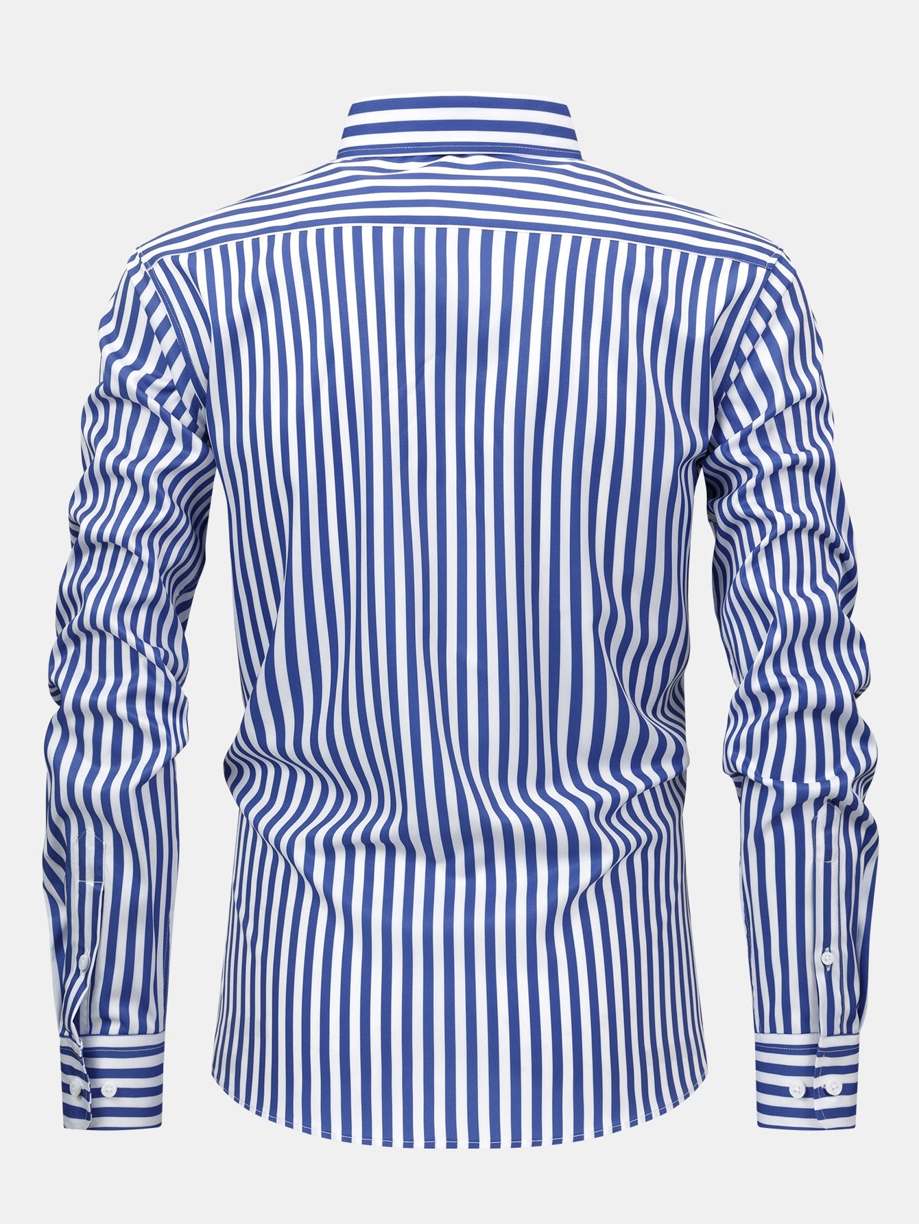 Long Sleeve Stripe Button Up Shirt