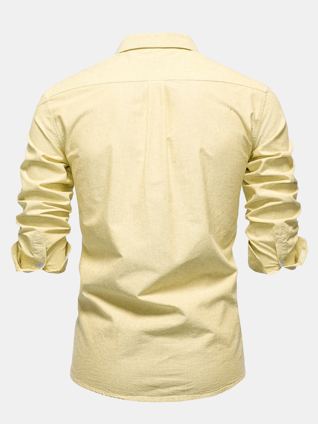 Cowboy Embroidery Cotton Oxford Button Up Shirt