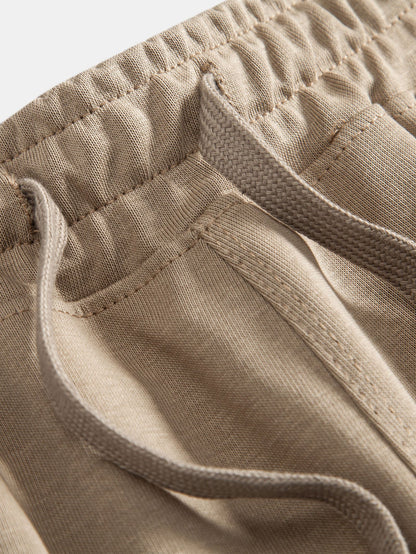3 Pieces Mid Length Drawstring Shorts