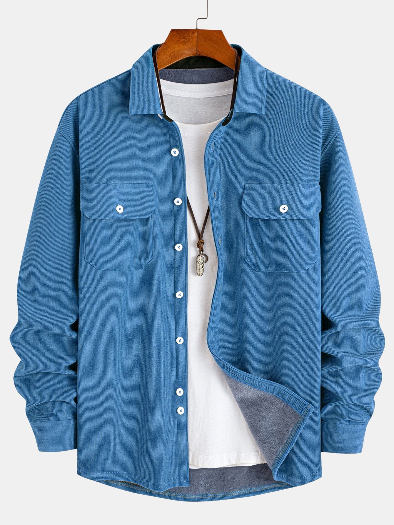 Plush Lined Corduroy Shirt