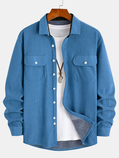 Plush Lined Corduroy Shirt