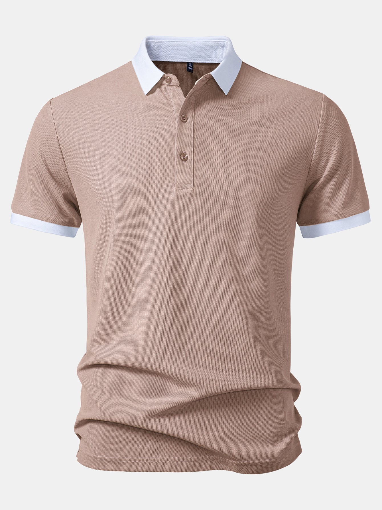Contrast Collar Polo