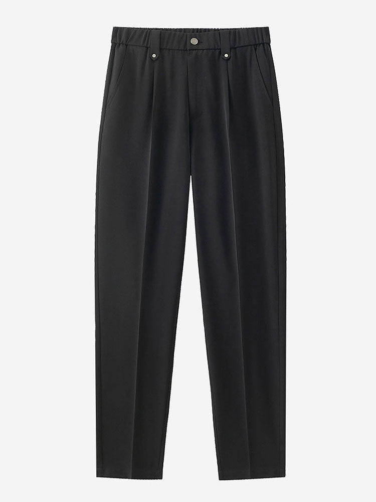Slim Fit Cropped Tapered Pants