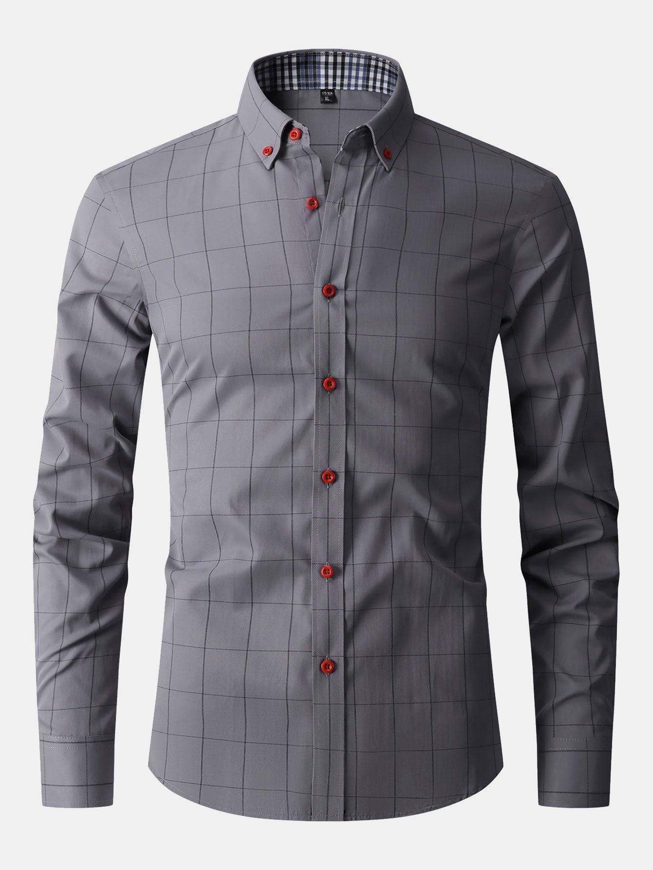 Long Sleeve Plaid Button Up Shirt