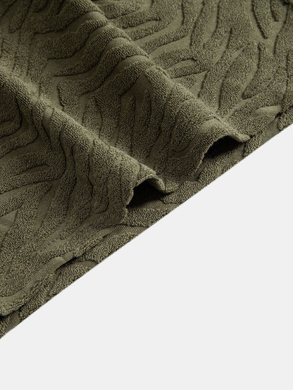 Animal Texture Terry Shorts