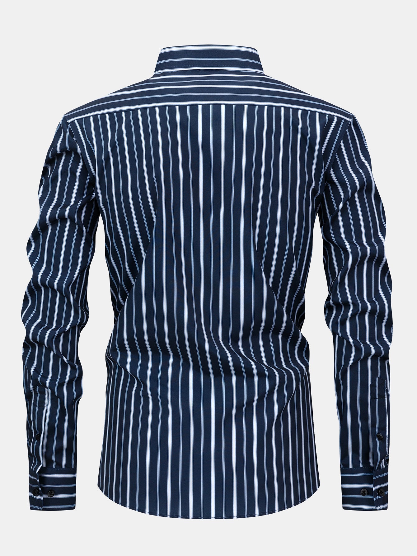 Long Sleeve Stripe Button Up Shirt