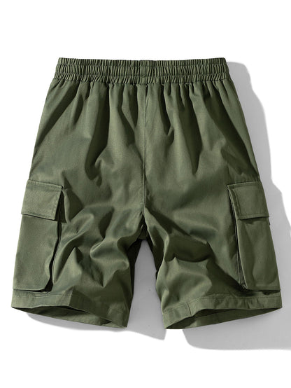 Drawstring Chino Cargo Shorts