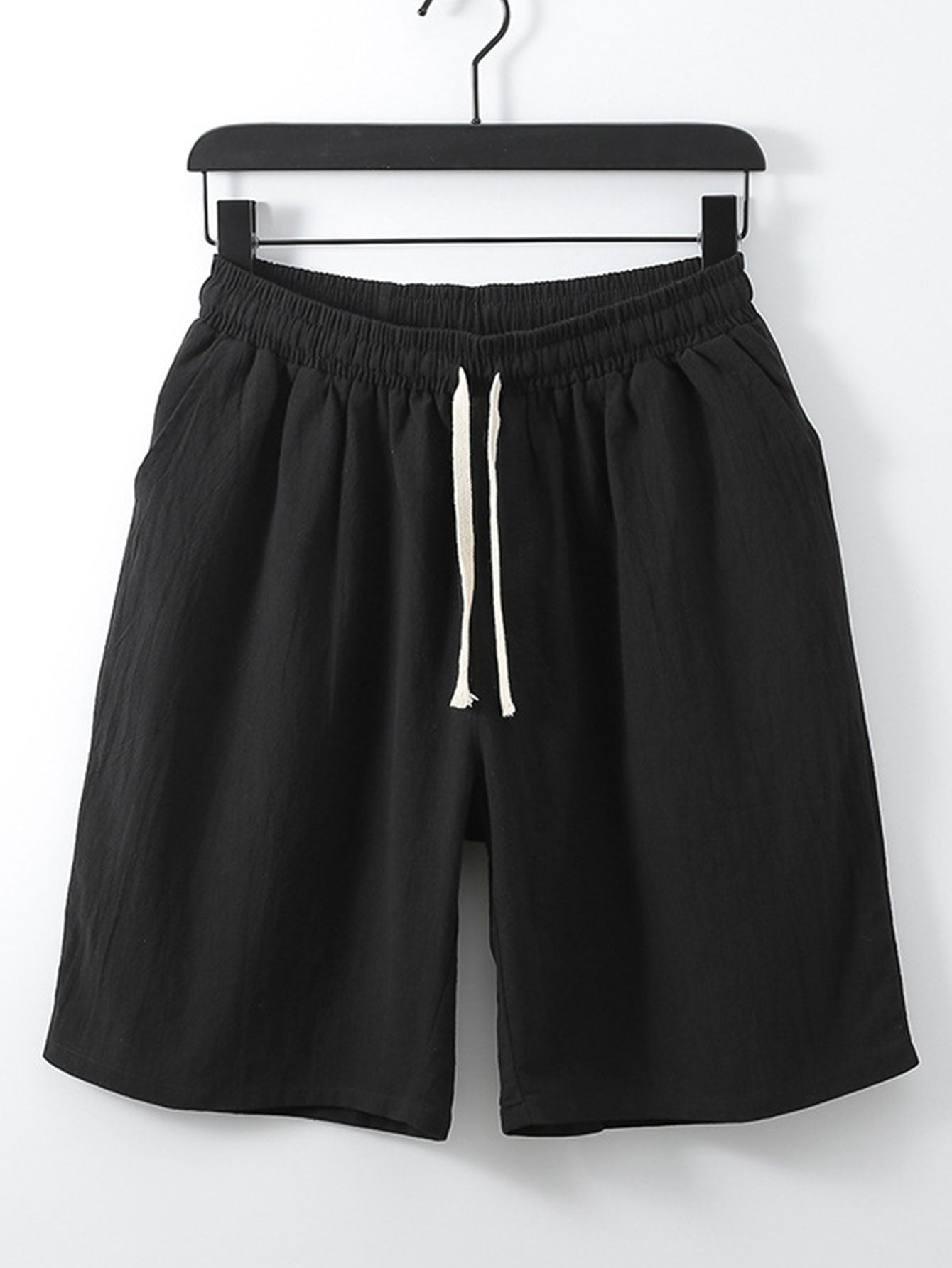 Man Cotton Drawstring Shorts