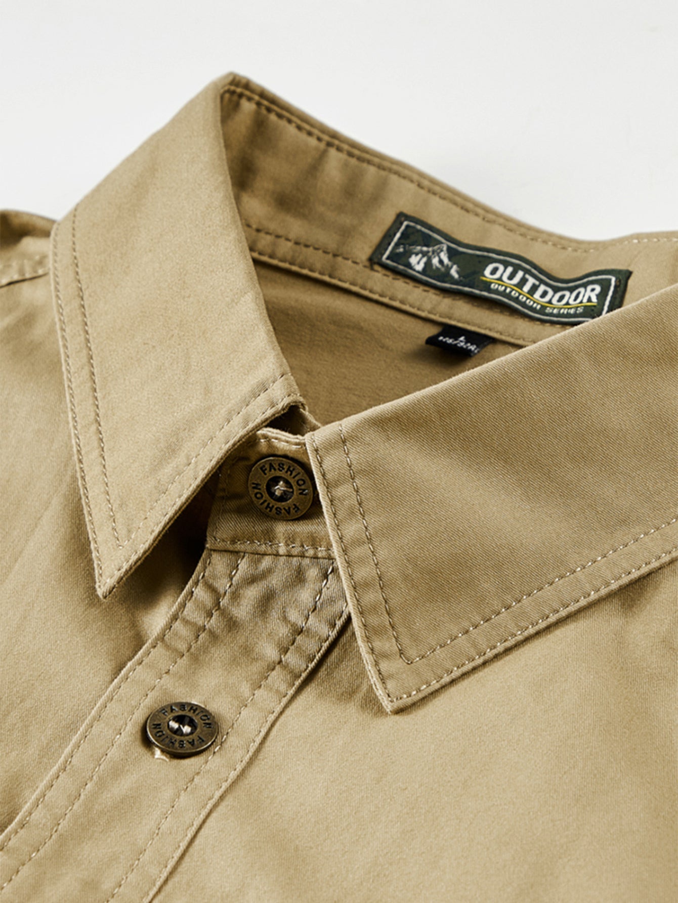 Long Sleeve Utility Shirt With Pockets