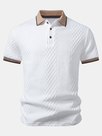 Geometry Jacquard Polo