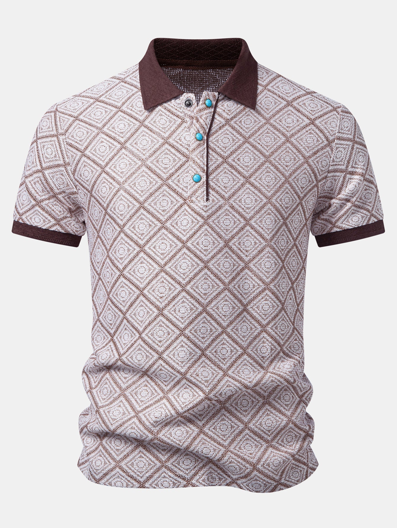 Geometry Jacquard Polo