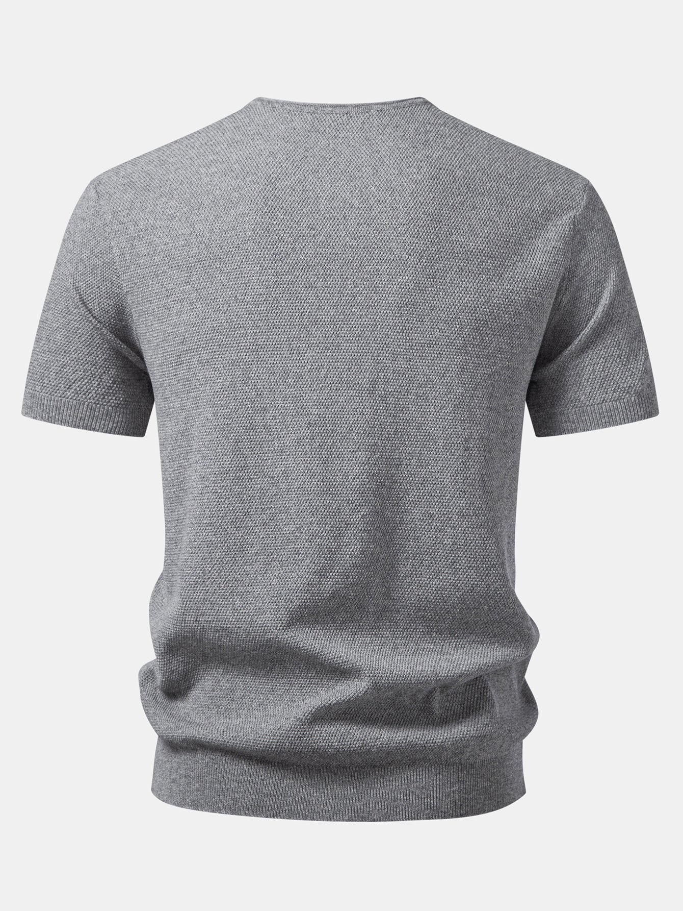 V-Neck Knit T-Shirt