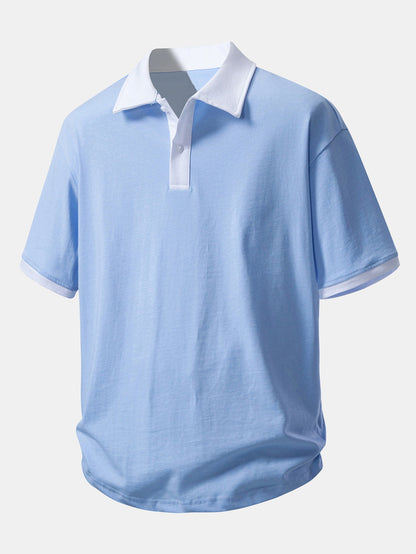 Relax Fit Contrast Cotton Polo
