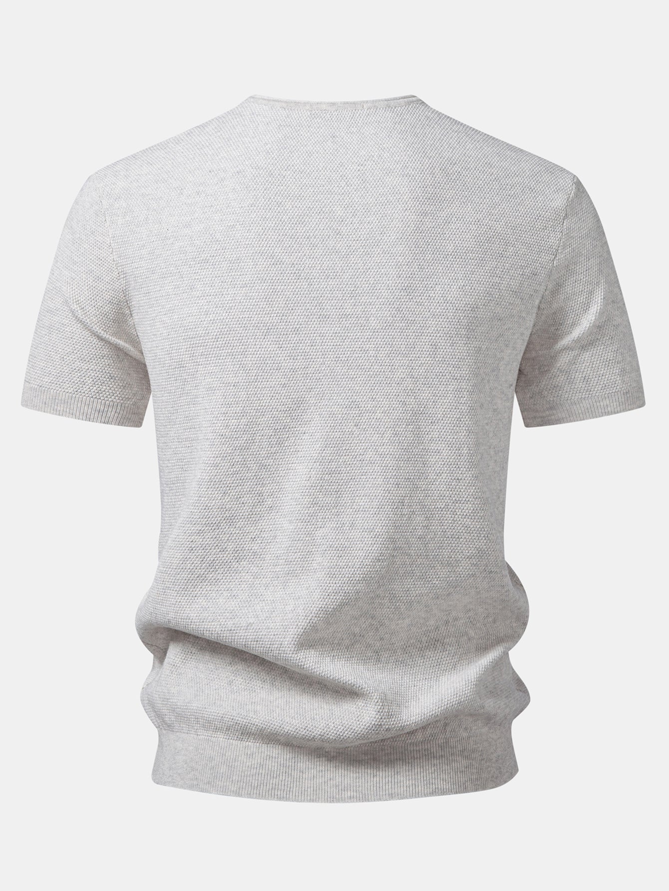 V-Neck Knit T-Shirt
