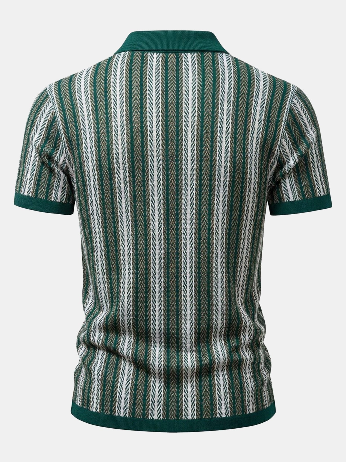 Retro Geometric Knit Shirt