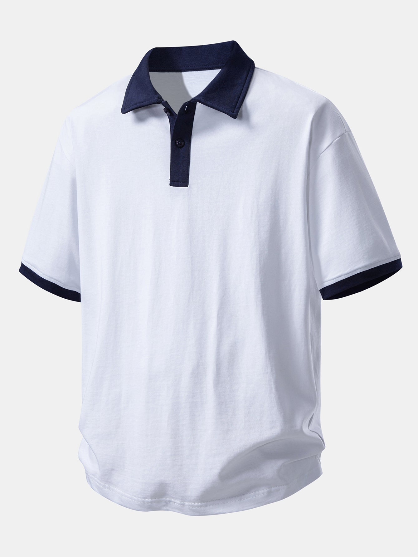 Relax Fit Contrast Cotton Polo