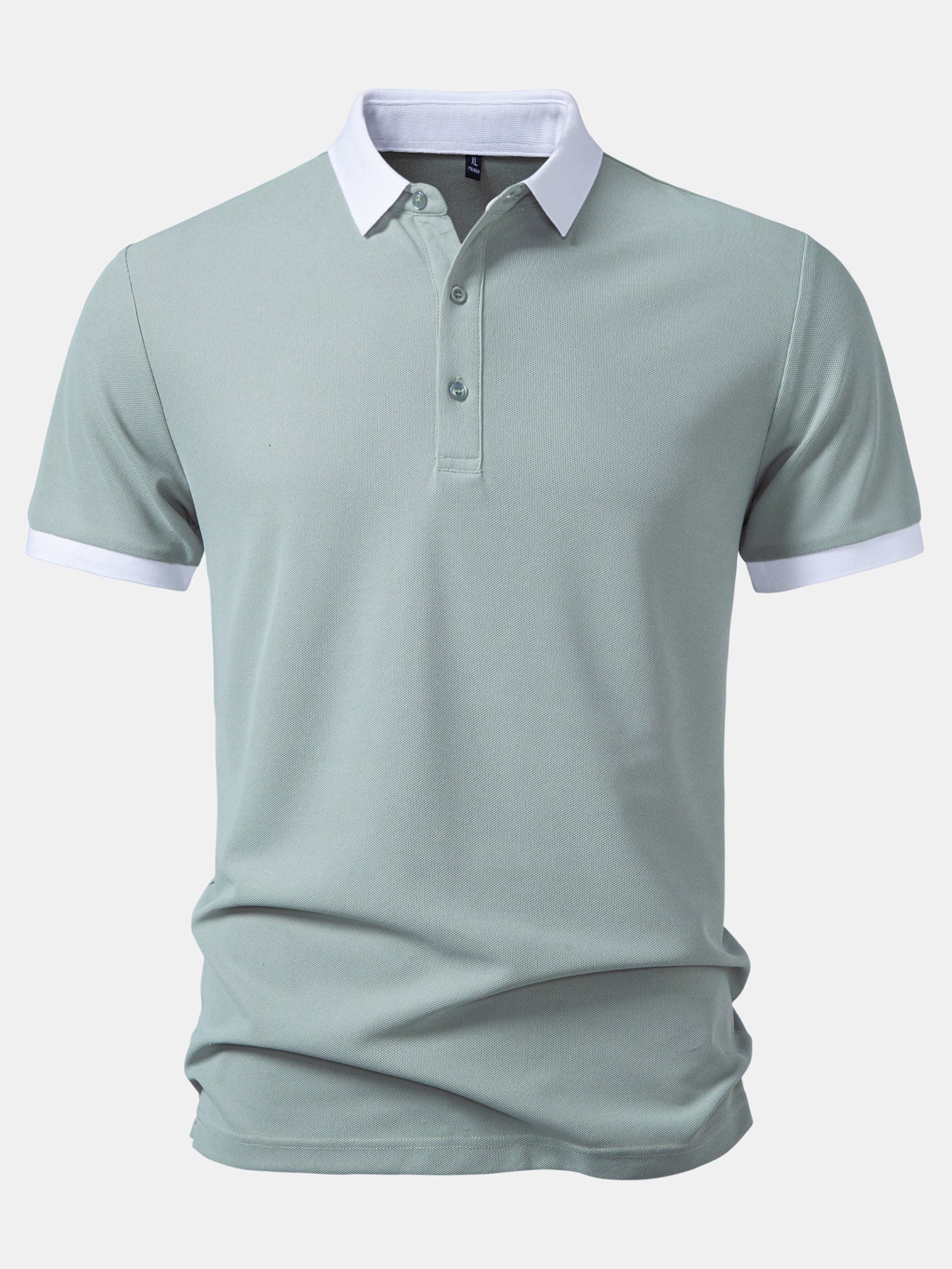 Contrast Collar Polo