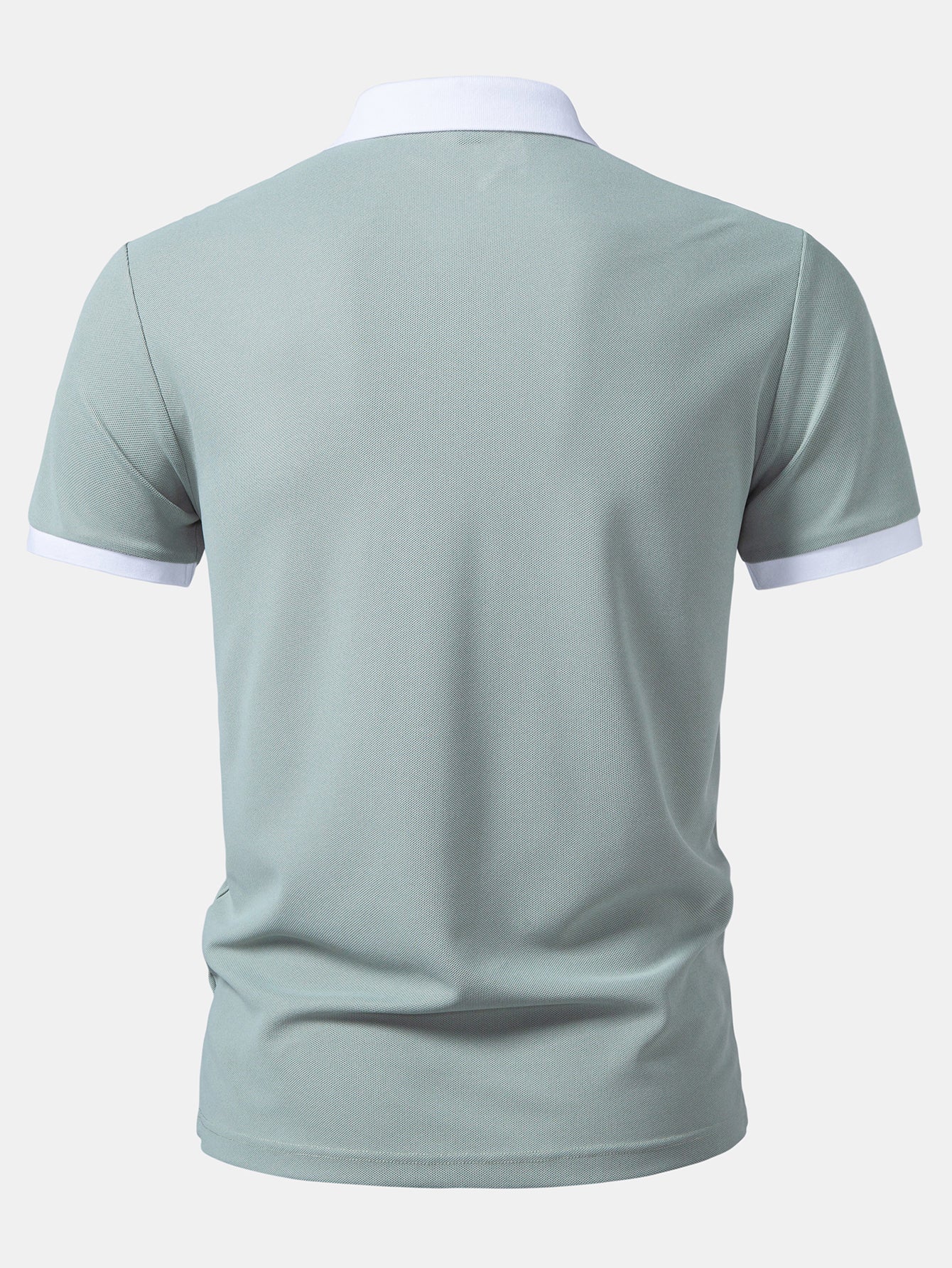 Contrast Collar Polo
