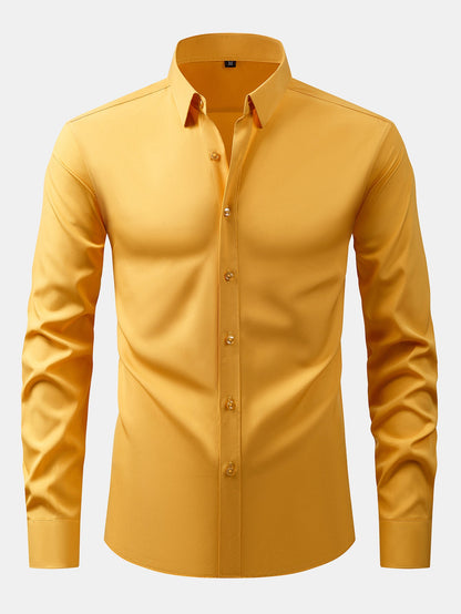 Long Sleeve Button Up Dress Shirt